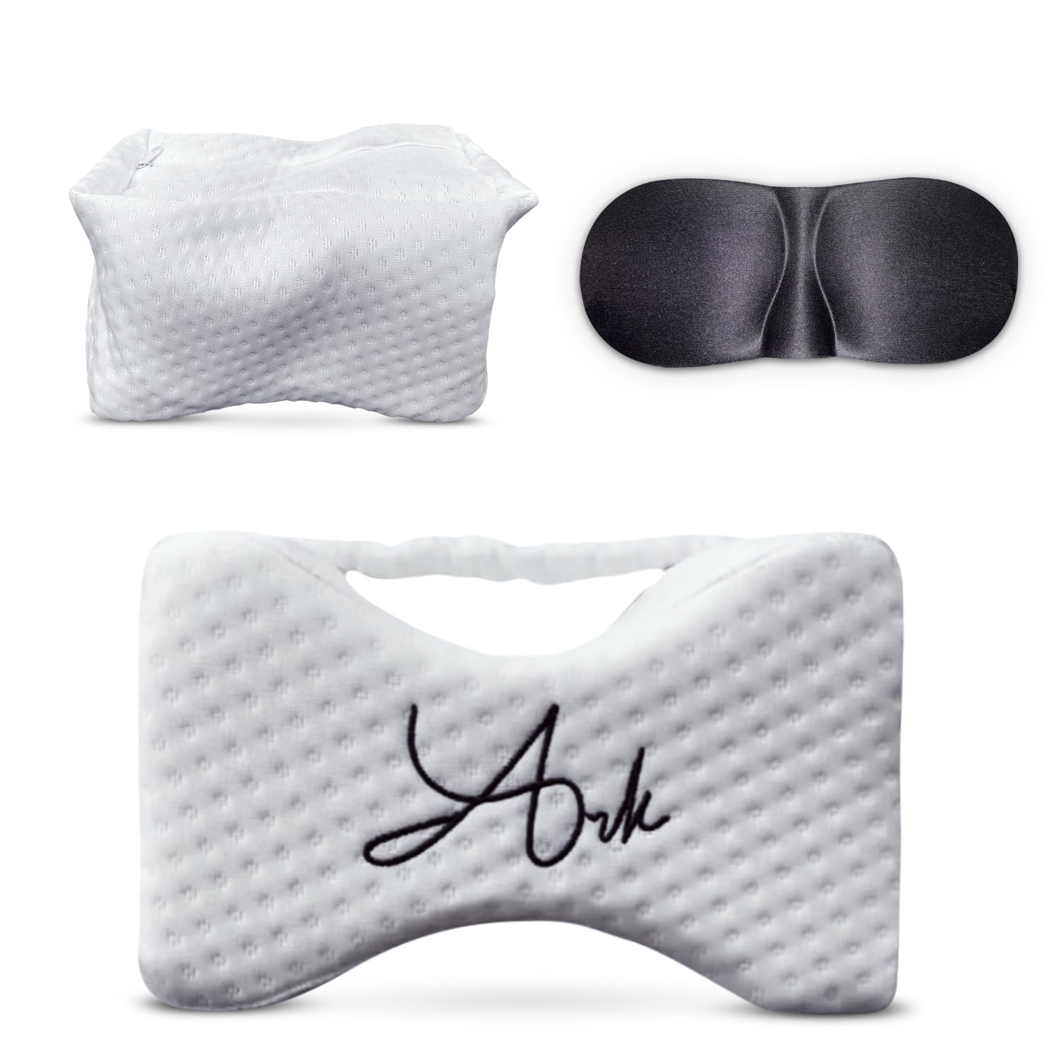 Almohada de Rodilla y Antifaz para Dormir de Lado Ark con