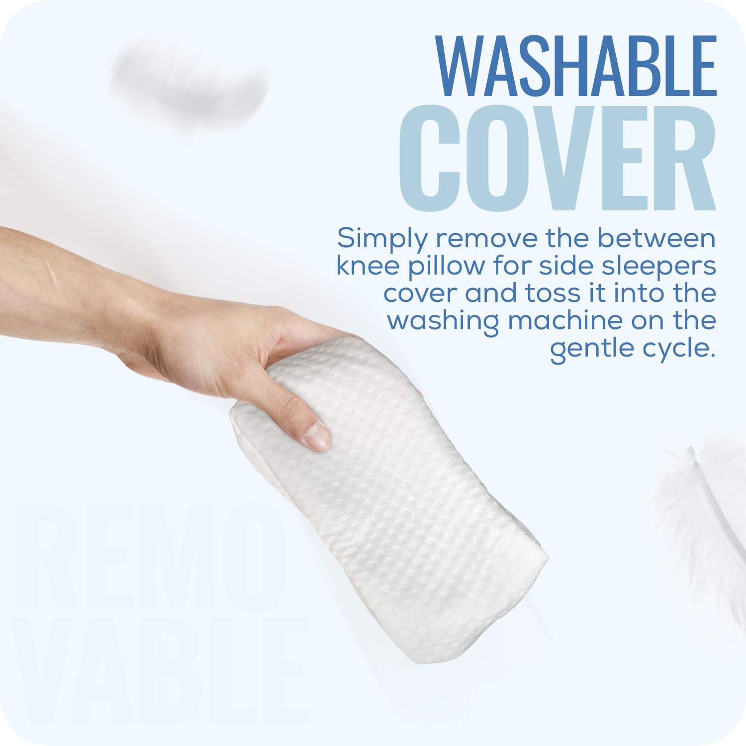 Almohada de Rodilla y Antifaz para Dormir de Lado Ark con - Imagen 8