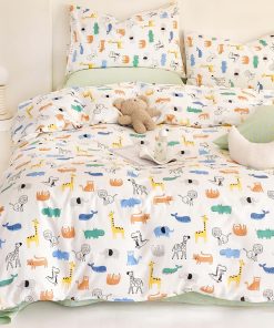 MEJU Juego de Ropa de Cama Moderno y Bonito con Diseño de