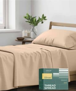 Juego de sábanas 100% algodón orgánico para camas