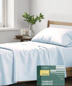 Juego de Sábanas de Algodón Orgánico 100% Tamaño Twin XL -