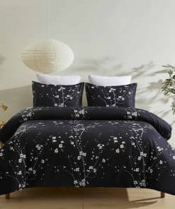 Juego de Funda de Edredón Suave Tamaño King con Cierre de