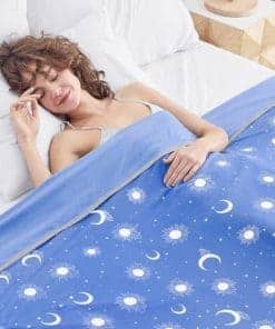 Manta Refrigerante Tamaño Twin (60"x80") - Mantas -Azul Medi