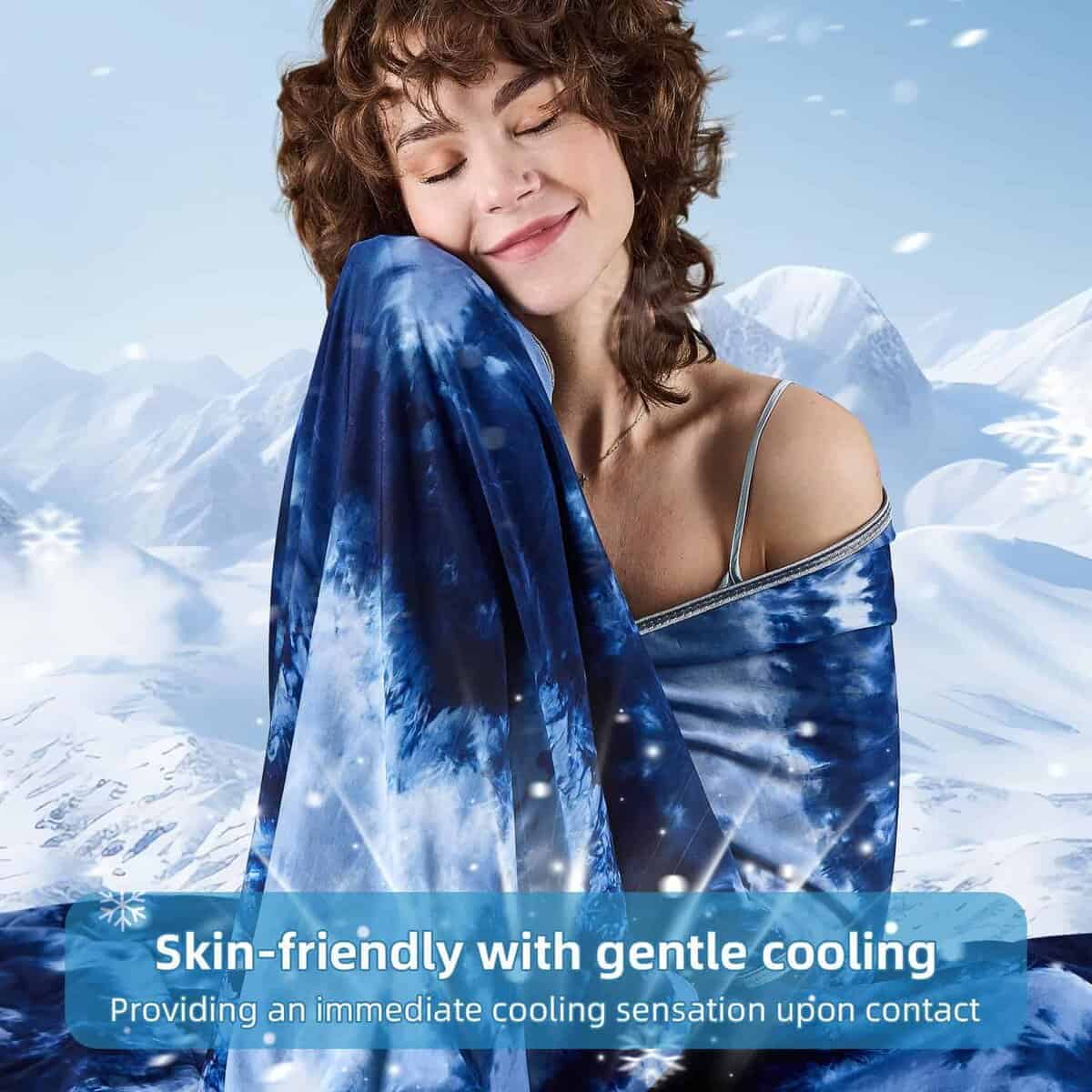 Manta de Enfriamiento para Cama Individual (60"x80"), - Imagen 4