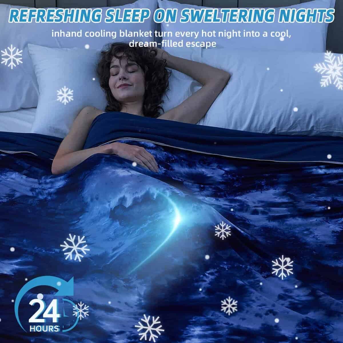 Manta de Enfriamiento para Cama Individual (60"x80"), - Imagen 6