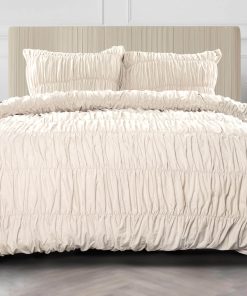 Juego de Funda de Edredón Texturizada Premium Chanasya -