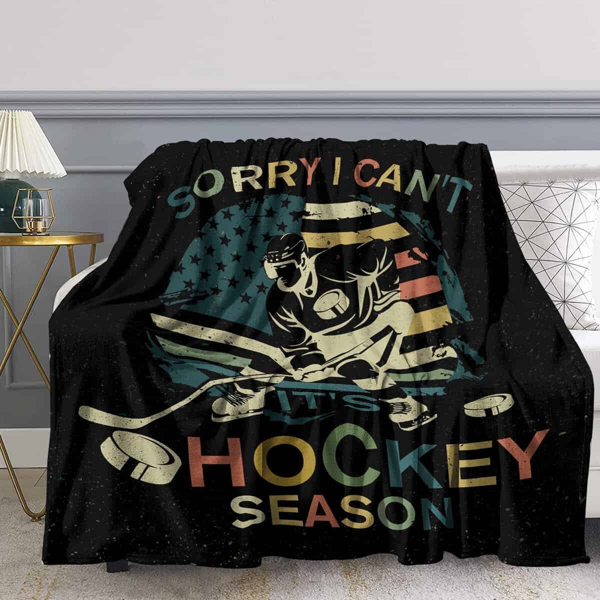 Manta Regalos de Hockey sobre Hielo para Niños Niñas