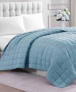 Casa Platino Cobertor Acolchado Tamaño Completo -