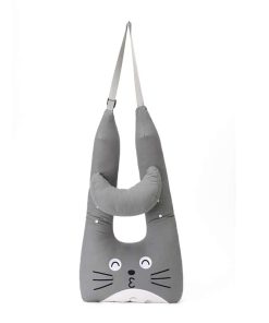 Almohada de Viaje Longhuo, Almohada de Coche -Gris