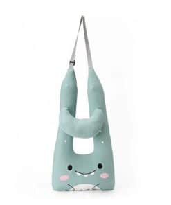 Almohada de viaje Longhuo, Almohada de coche -Verde