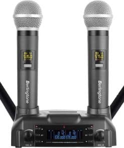 Sistema de Micrófono Inalámbrico Profesional de Doble