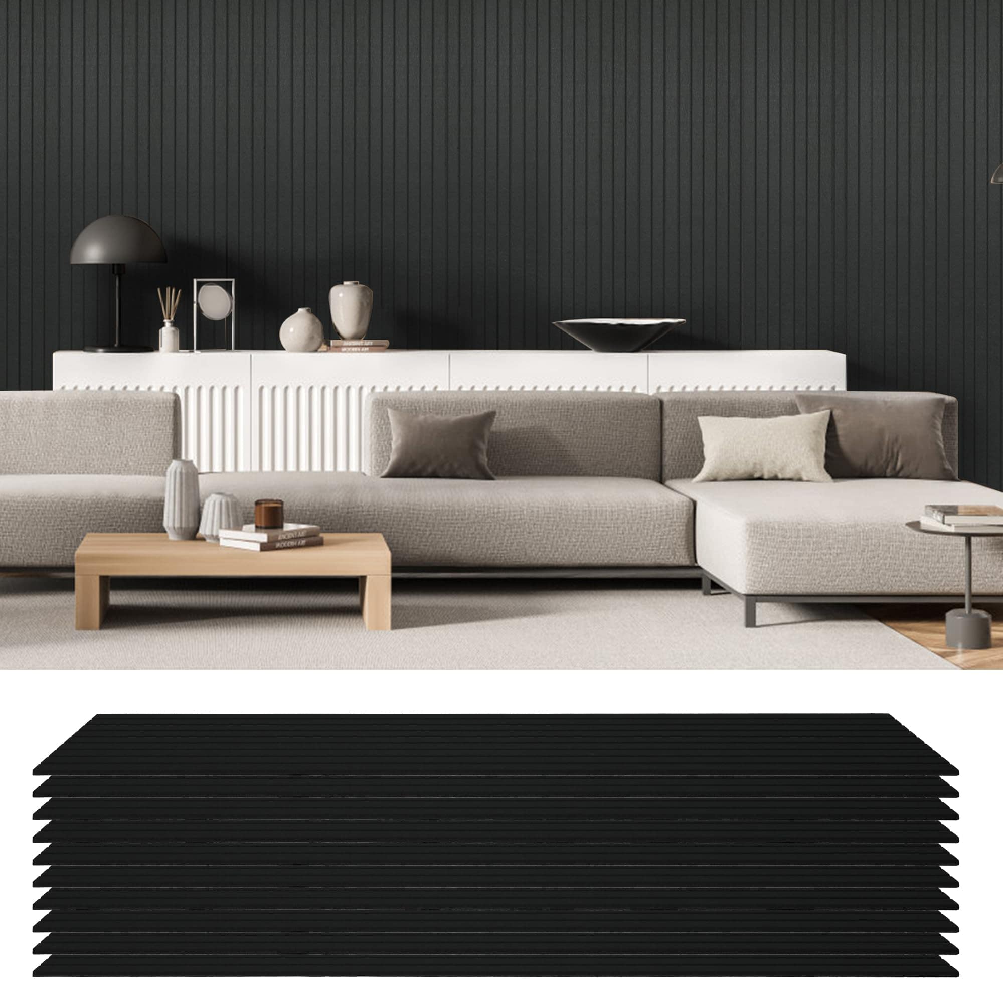 Panel de Pared Acústico Grande Gtouse de 10 Piezas