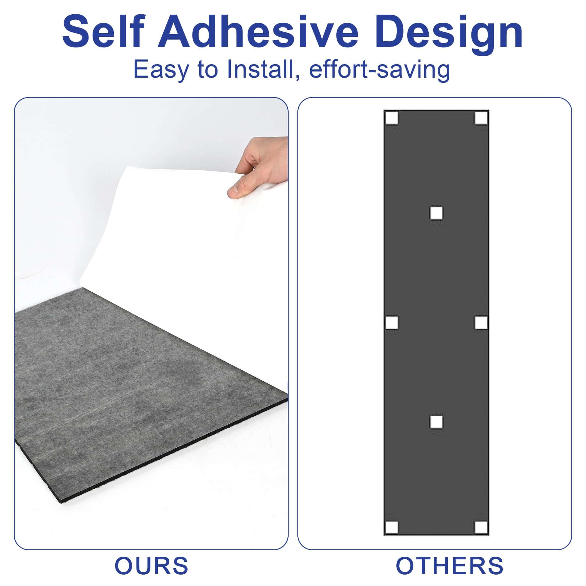 Panel de Pared Acústico Grande Gtouse de 10 Piezas - Imagen 5