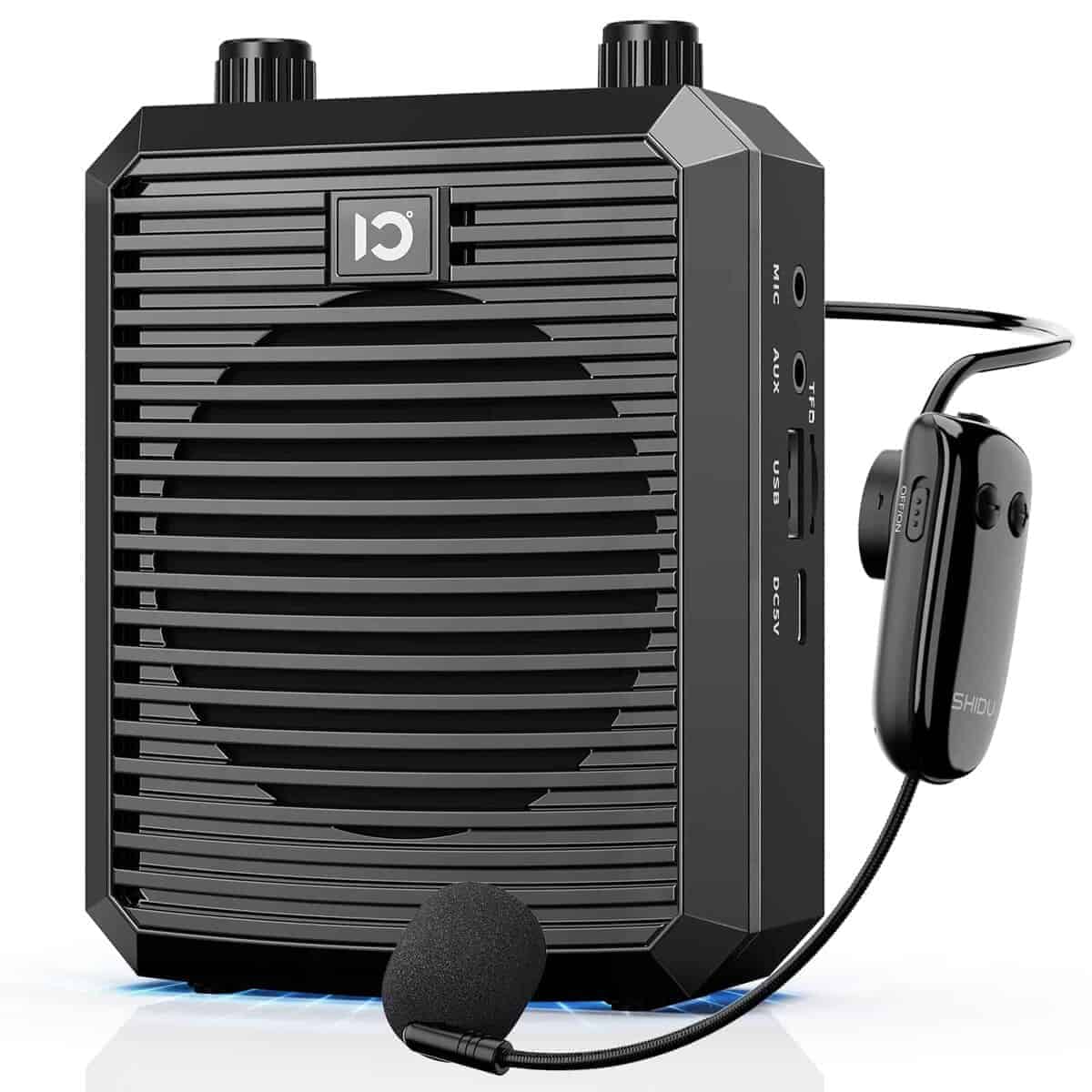 Amplificador de Voz SHIDU para Profesores con Micrófono