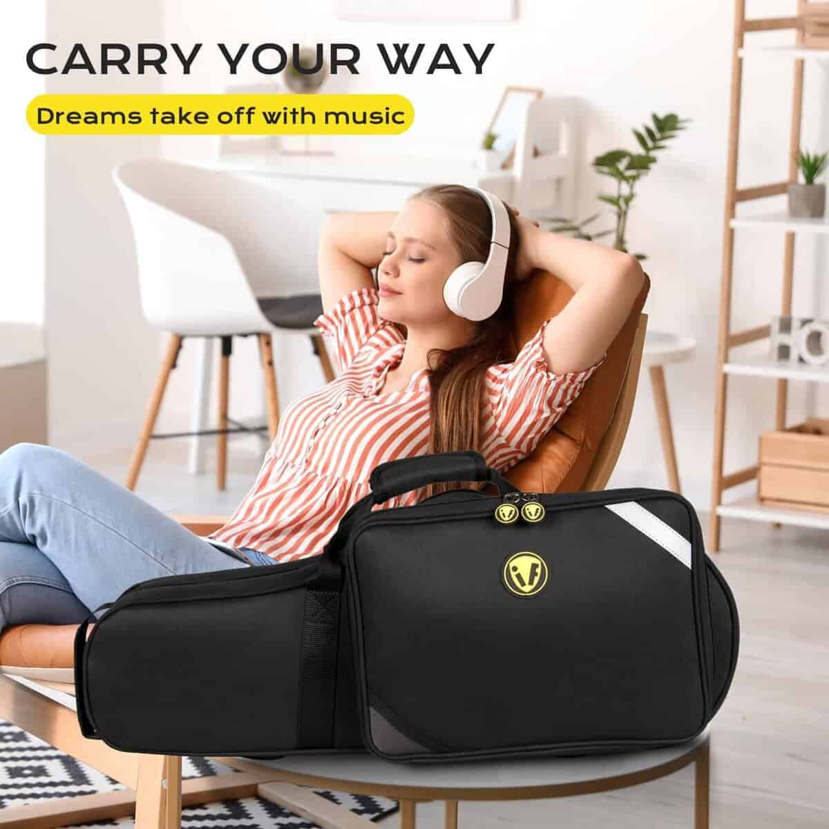 Estuche para Saxofón Alto Omebaige, Ligero para Saxofón - Imagen 7