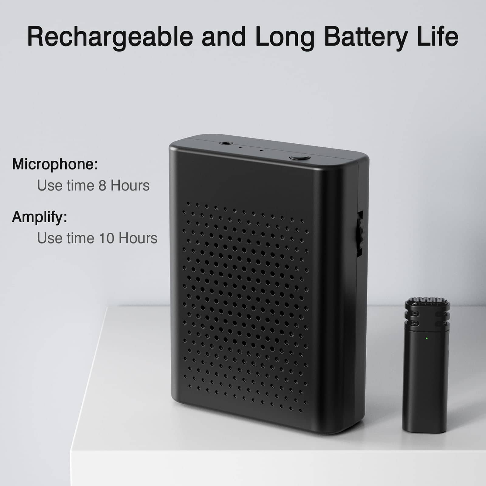 Amplificador de voz inalámbrico con micrófono de solapa - Imagen 4