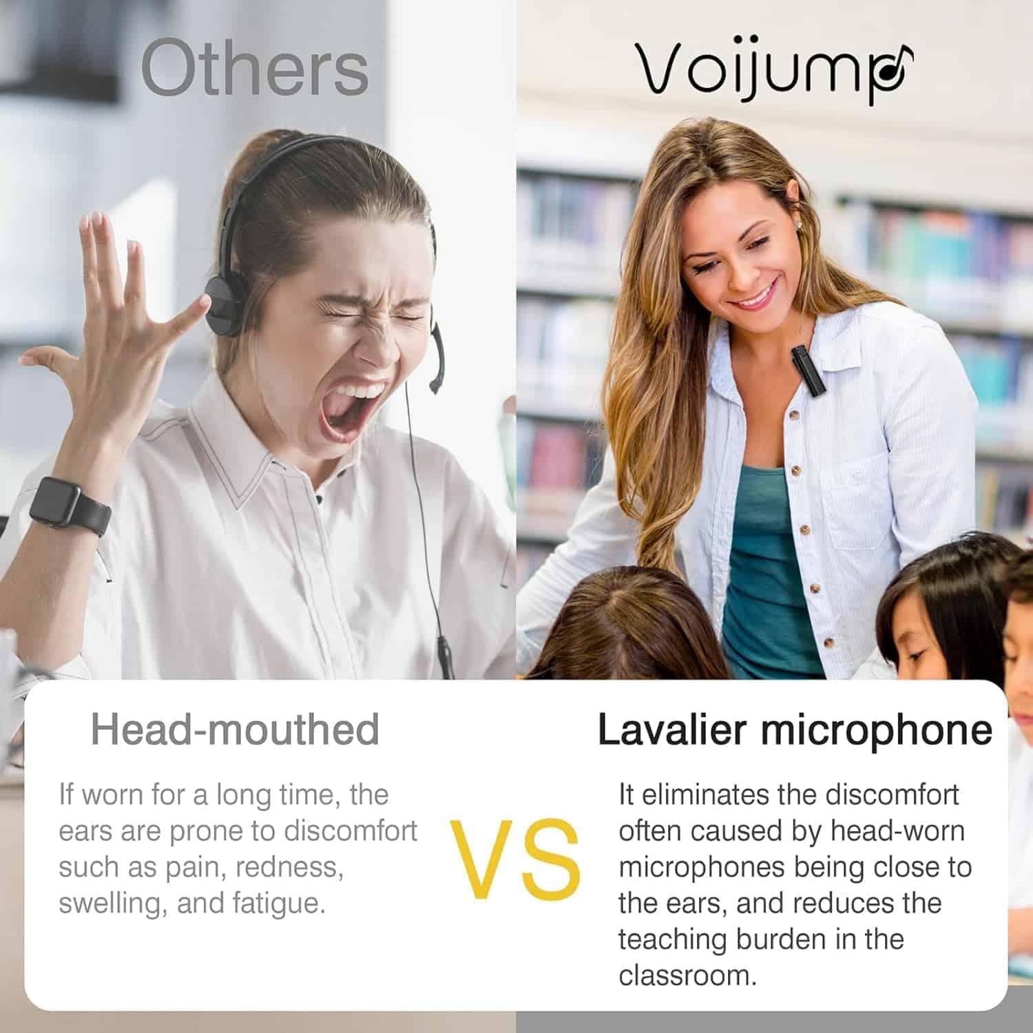 Amplificador de voz inalámbrico con micrófono de solapa - Imagen 5