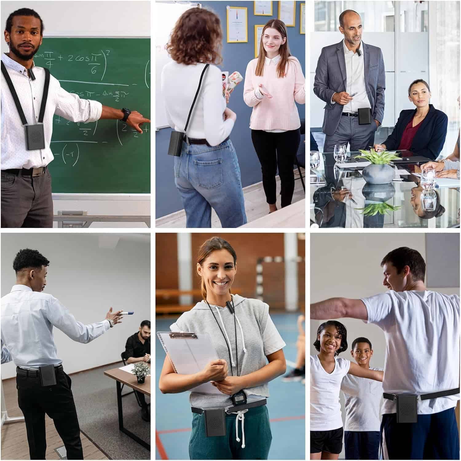 Amplificador de voz inalámbrico con micrófono de solapa - Imagen 9