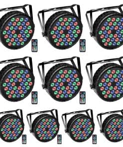 Luces de Escenario 36LEDs RGB DJ Luces Par LED, Control