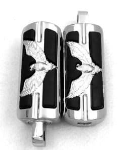 XKMT Posapiés en Forma de Águila Cromada para Harley