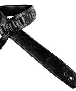 Correa de Guitarra Walker & Williams G-58 Negro sobre Negro