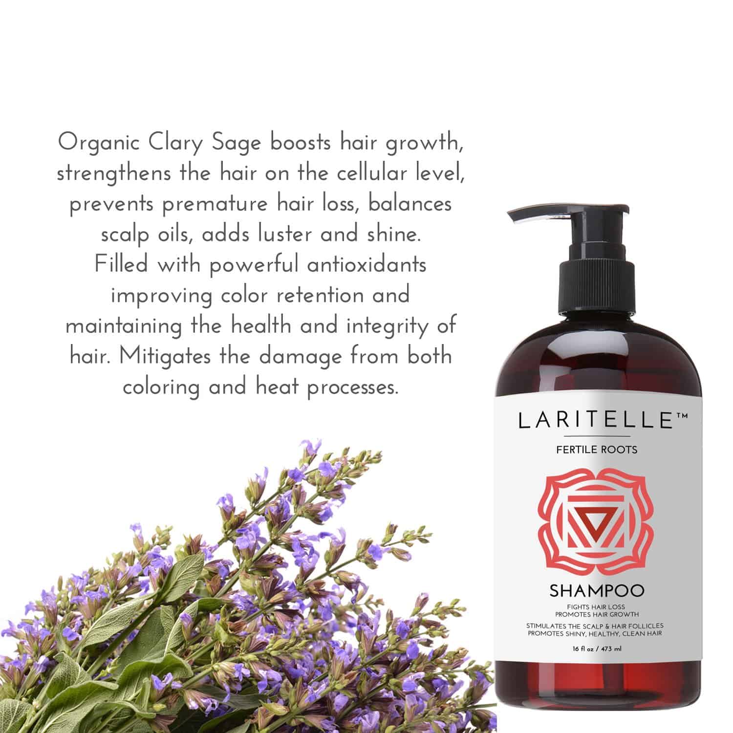 Shampoo Orgánico Anti-Caída de Laritelle | Fortalecedor, - Imagen 5