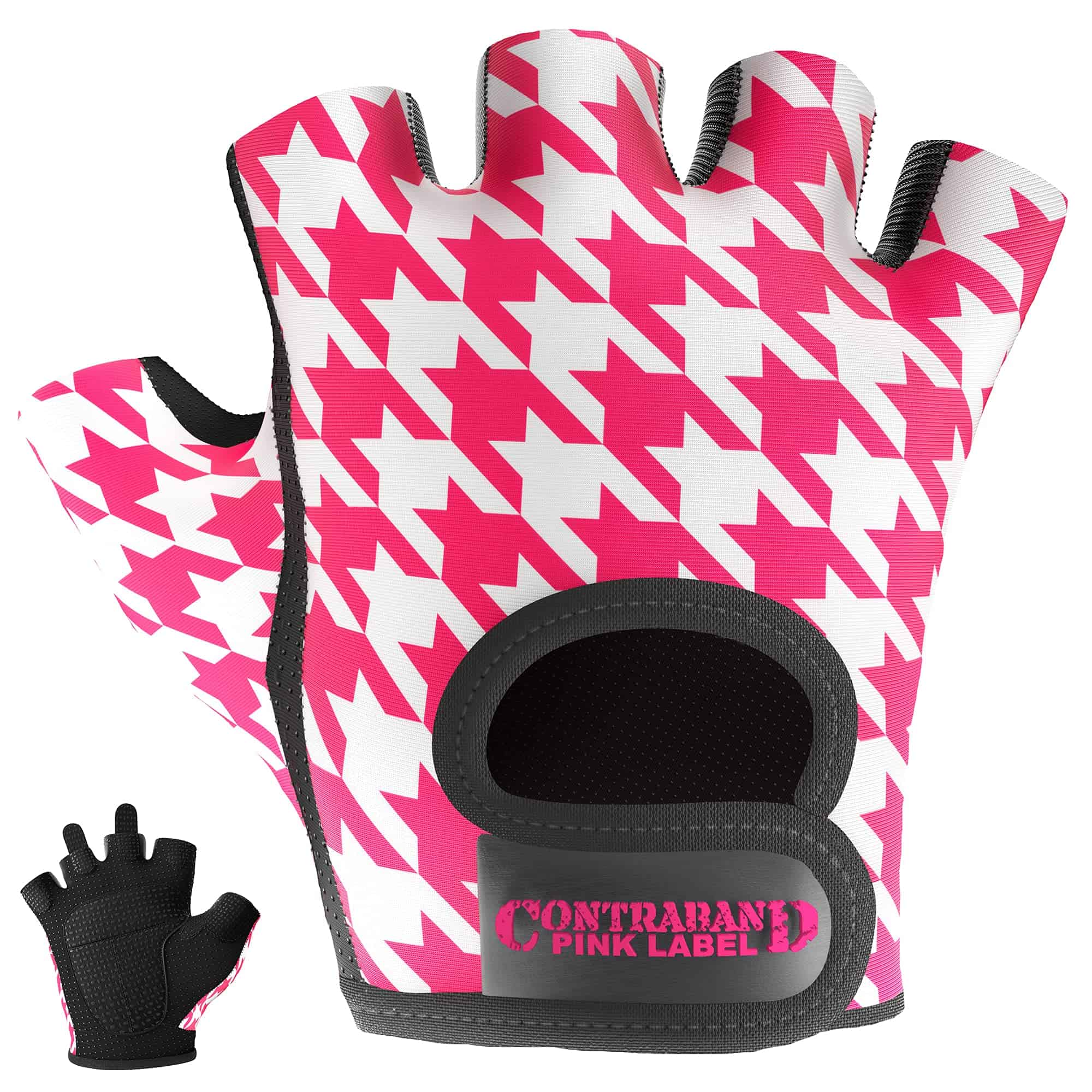 Guantes de Diseño de la Serie Houndstooth Print para