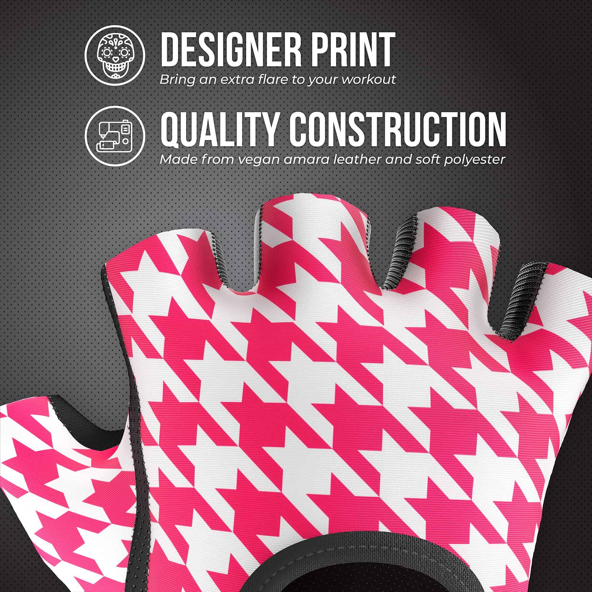 Guantes de Diseño de la Serie Houndstooth Print para - Imagen 5