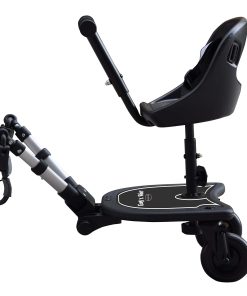 Englacha 2-en-1 Cozy X Rider, Negro - Asiento de Montar