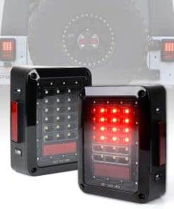 Luces traseras Xprite compatibles con -Lente clara
