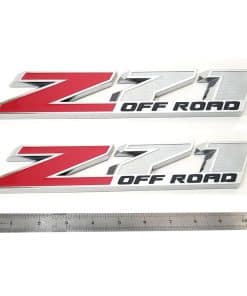 2pack OEM Emblemas Z71 Off Road de 10 -Cromo con rojo