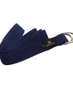 Correa de Yoga con Anillo D (Azul Marino, 8 pies)