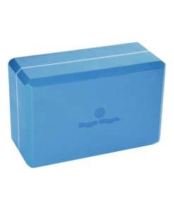 Bloque de Yoga de Espuma Hugger Mugger de 4 pulgadas (Azul)