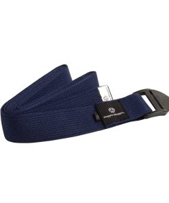 Correa de yoga ajustable Hugger Mugger (Azul marino, 10