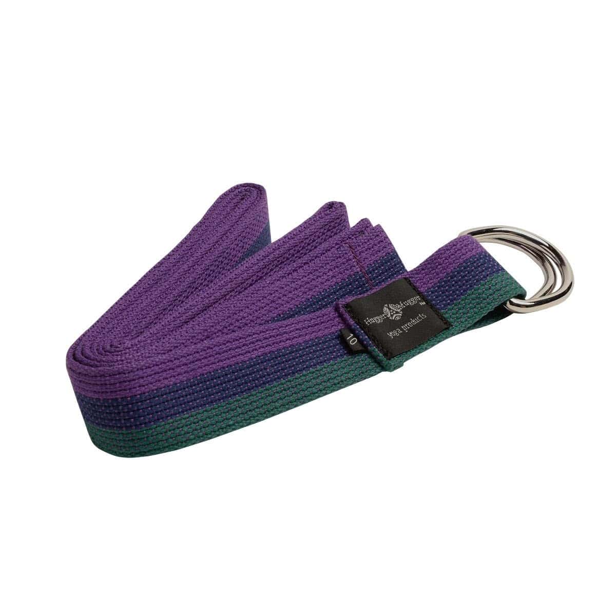 Correa de yoga con anillo en D Hugger Mugger (Multi-Stripe,