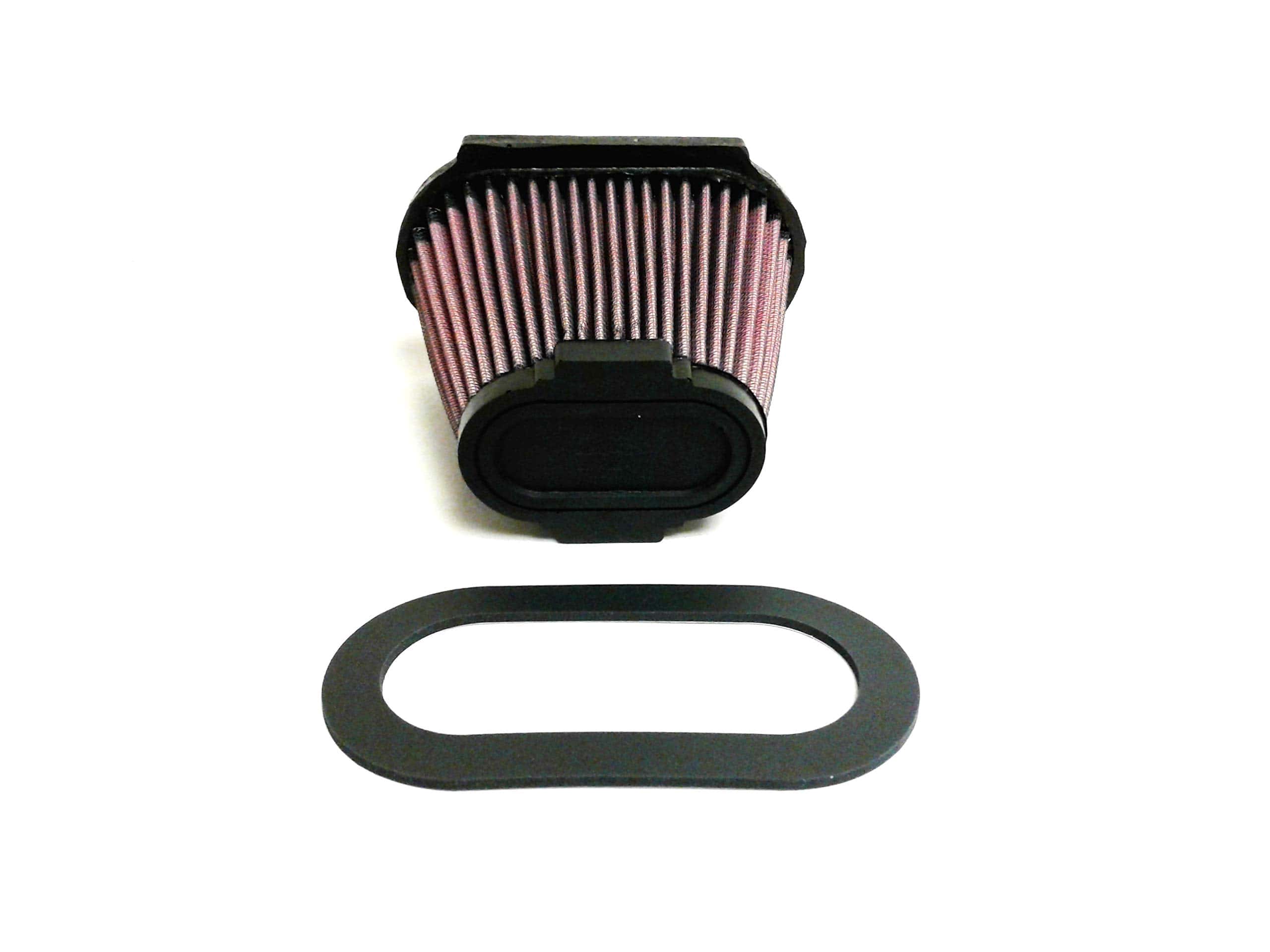 Filtro de aire para motor K&N: Alto -Rojo/Negro - Imagen 3