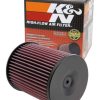 Filtro de aire del motor K&N: Alto -Negro