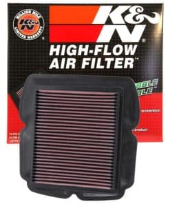 Filtro de aire de motor K&N: Alto -Negro
