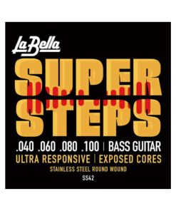 La Bella SS42 Super Steps - Cuerdas de Bajo de Acero