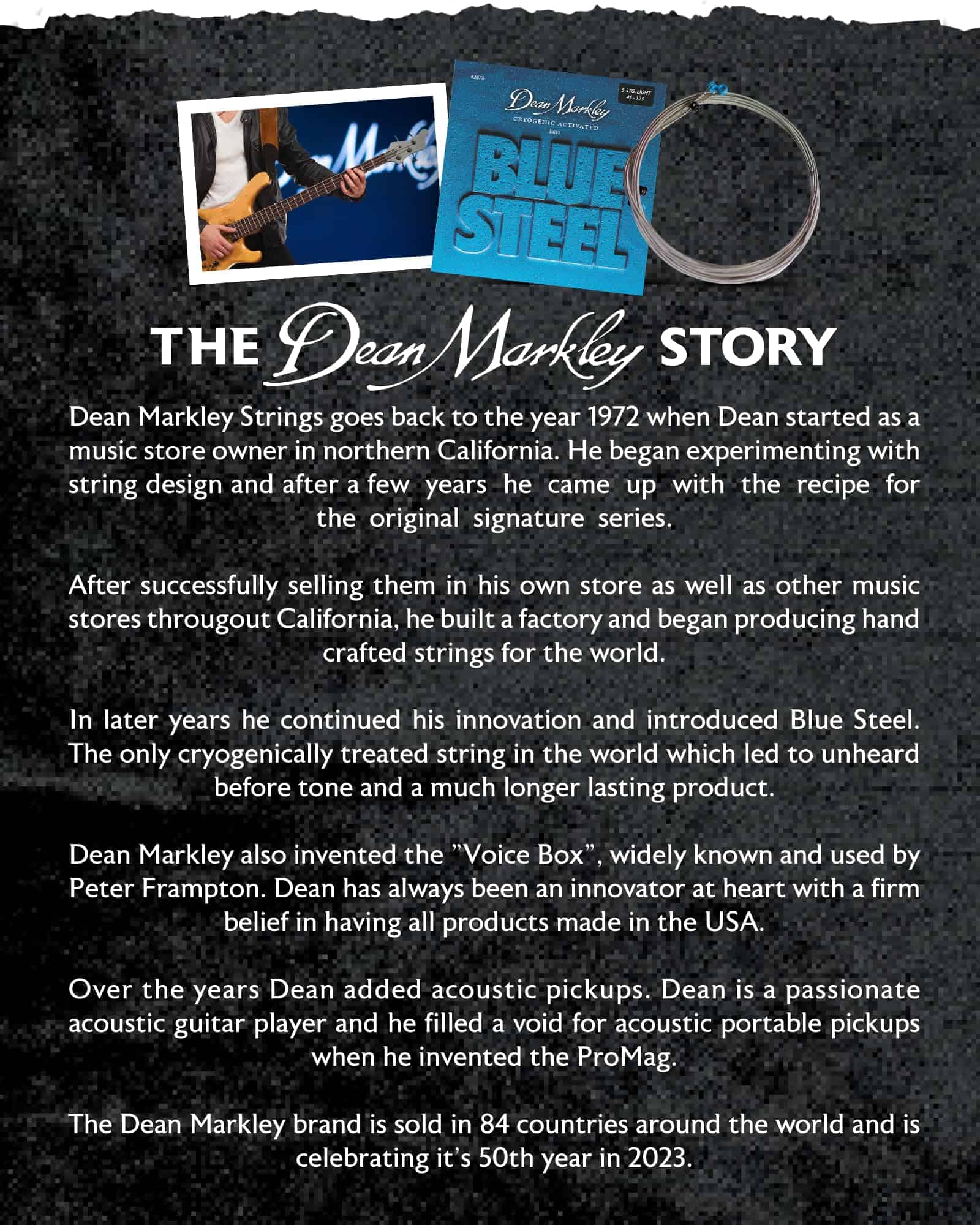 Cuerdas para Bajo Eléctrico Dean Markley 2678 Blue Steel - Imagen 9