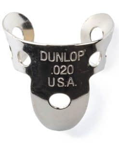 JIM DUNLOP 33R.020 Púas de Dedo de Níquel Plateado, .020",
