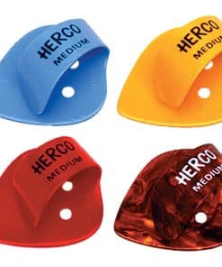 Juego de 24 púas planas para pulgar JIM DUNLOP HE112,