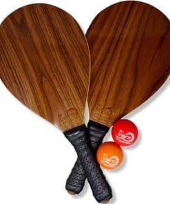 Set de Frescobol Vero de Madera de Nogal Americano, Paletas