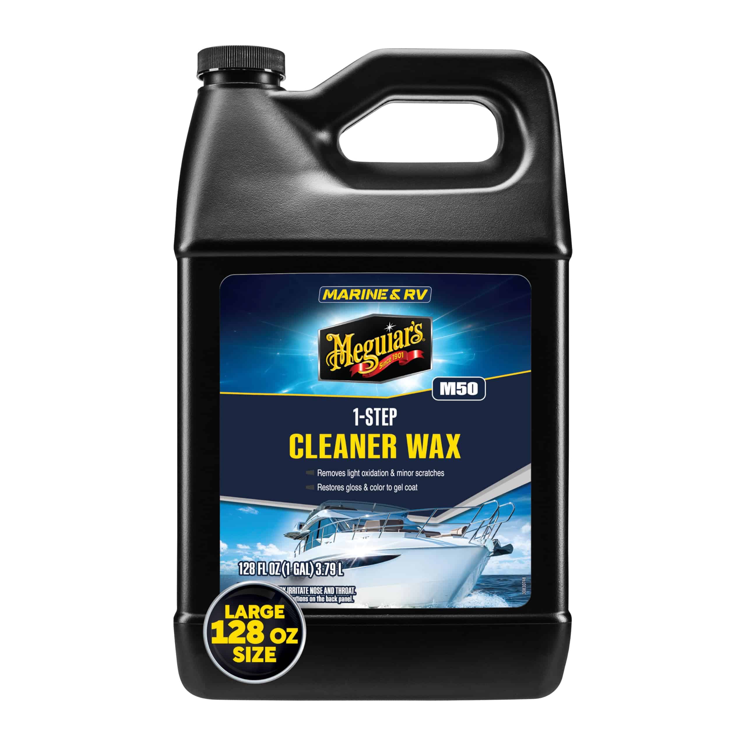 Meguiar's M5001 Marine/RV One Step Cleaner Wax, Cera