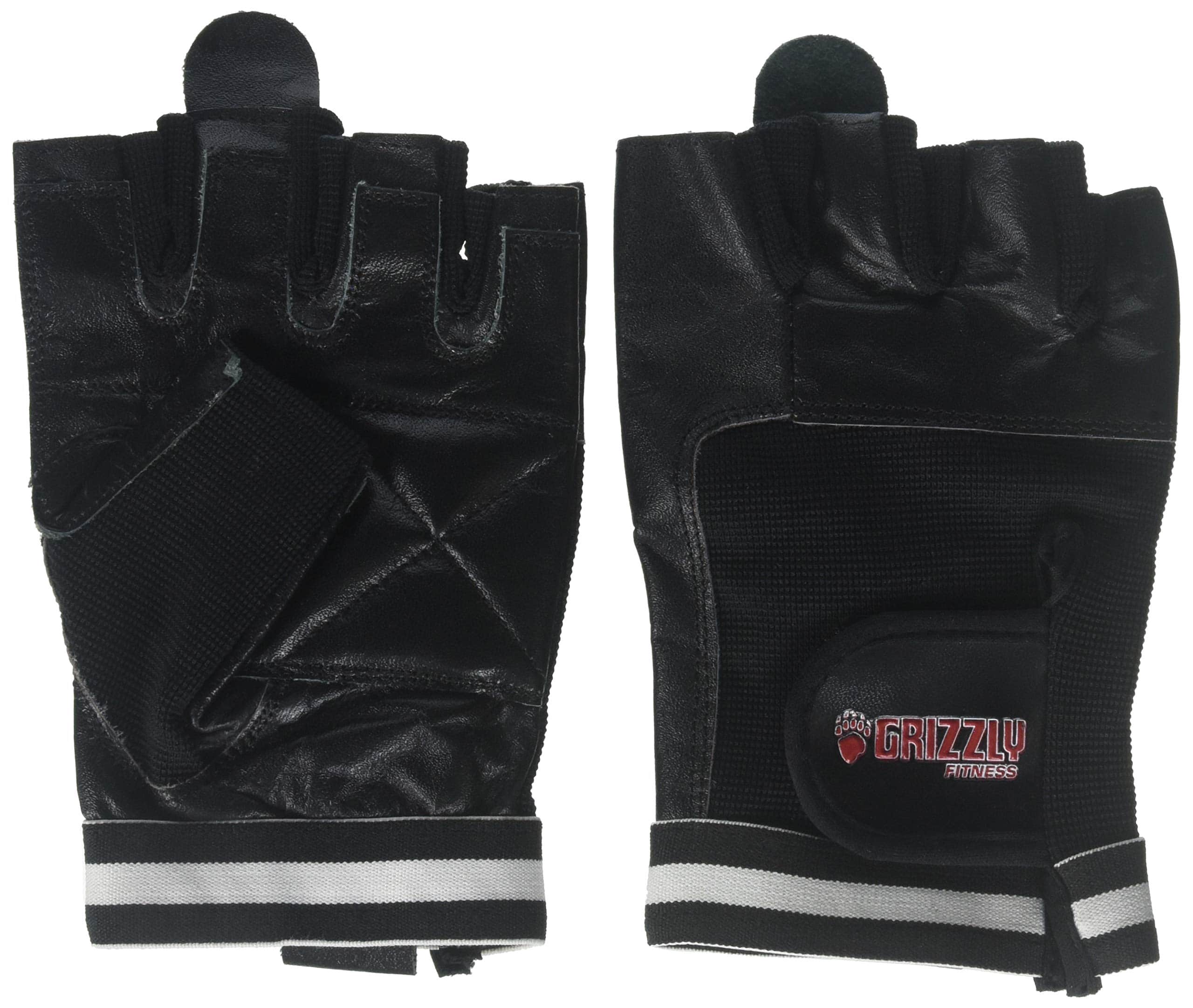 Guantes de Entrenamiento de Cuero Grizzly -Black