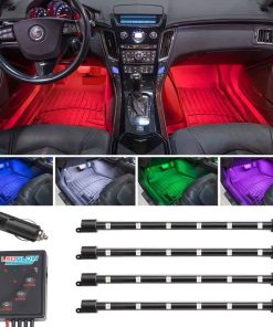 Kit de luces LEDGlow de 4 piezas de colores múltiples para