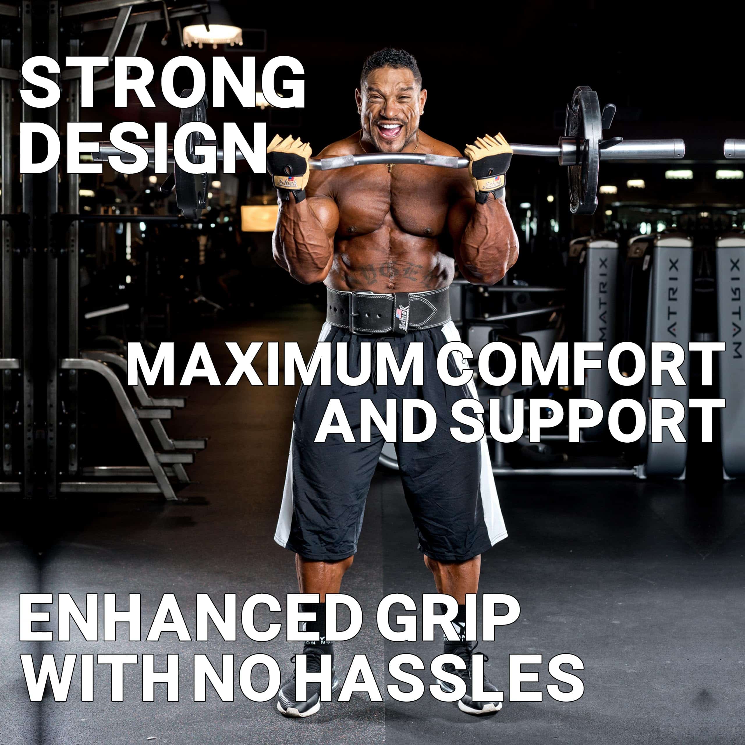 Guantes de levantamiento de pesas de la serie de potencia - Imagen 3