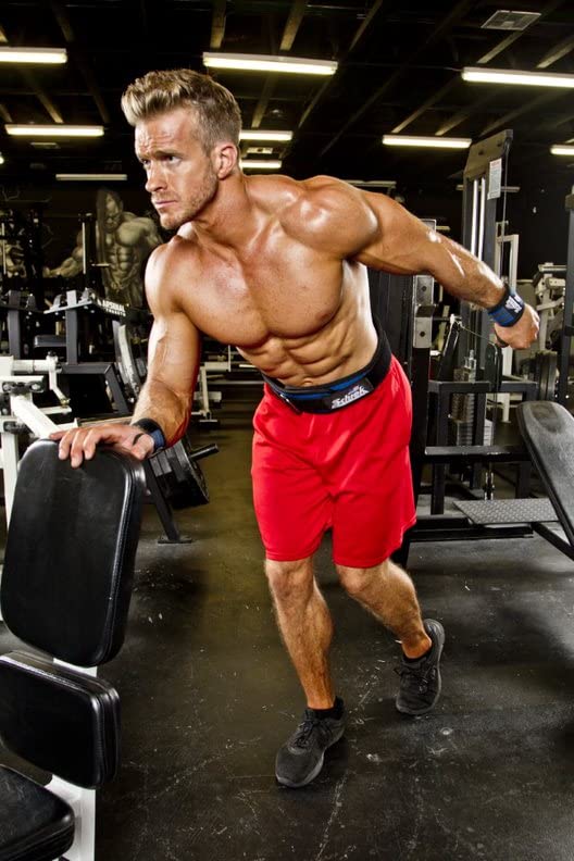 Cinturón de Levantamiento de Pesas Schiek -Azul Real - Imagen 9