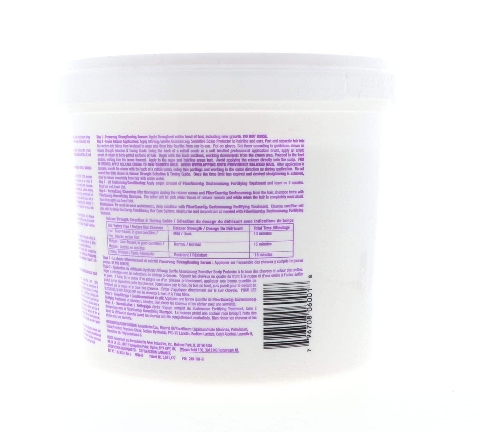 Affirm Fiberguard Mild Creme Relaxer 4lbs - Imagen 4