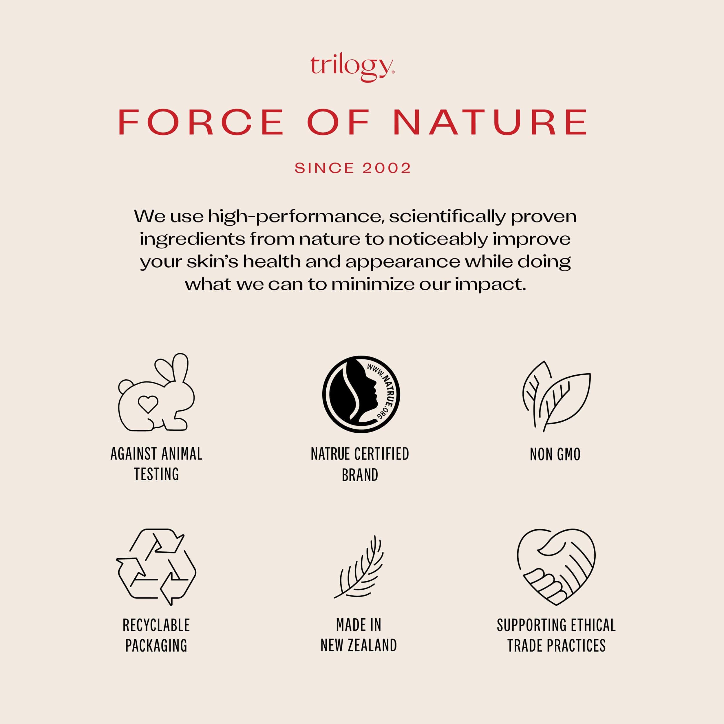 Trilogy Crema Limpiadora Muy Suave, Calma y Limpia la Piel - Imagen 6